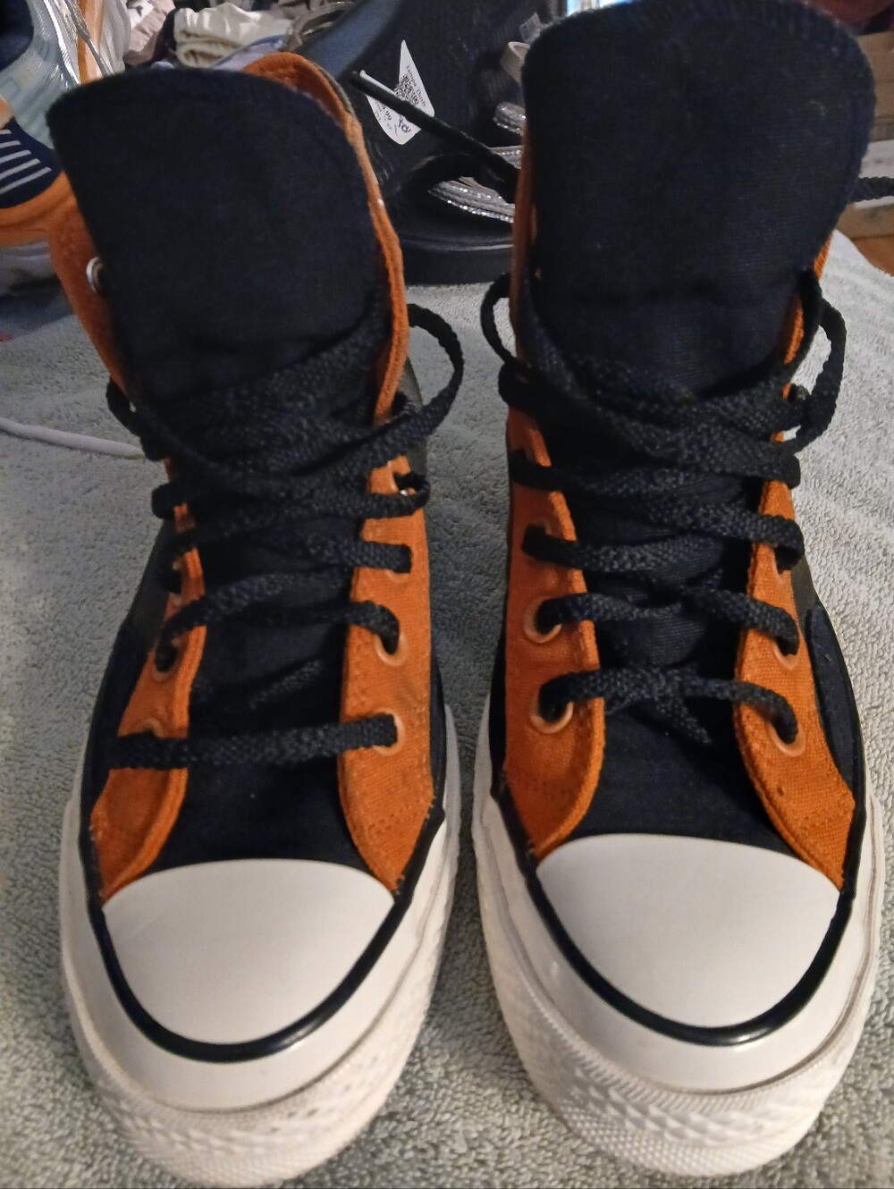 Converse Chuck Taylor Athletic Shoes - Orange Tongue